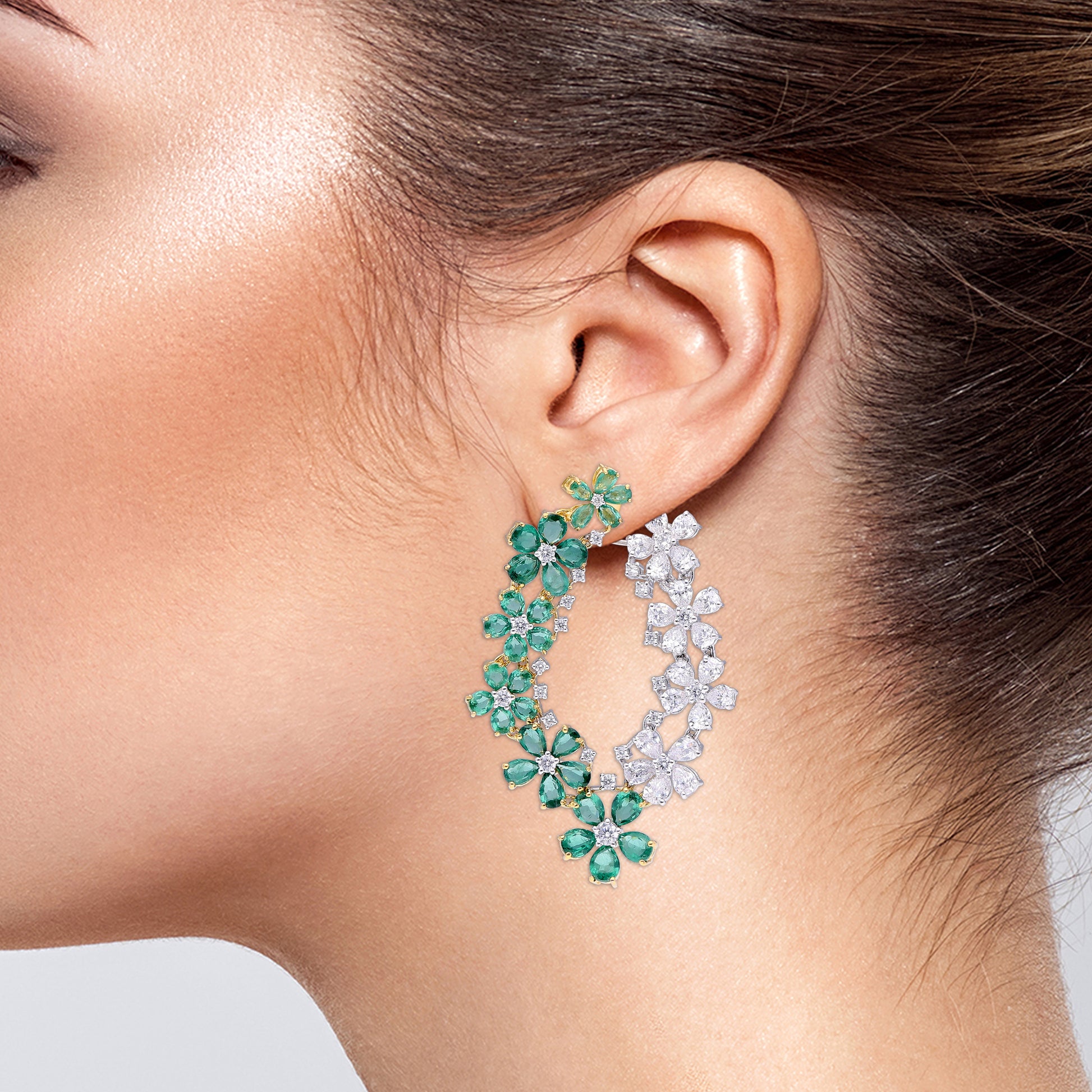 Emerald Sparkle Earrings