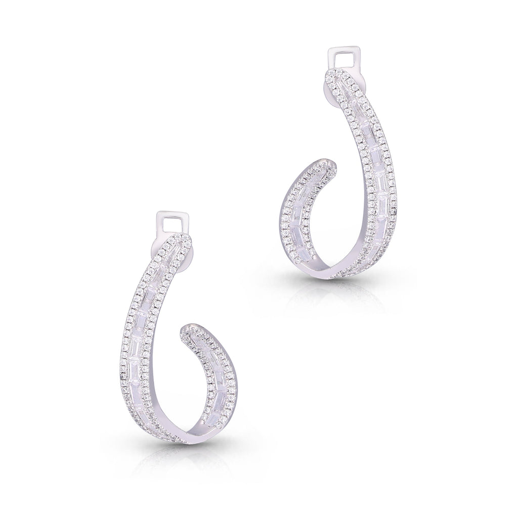 Baguette Sparkle Earrings