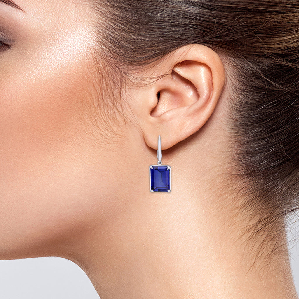 Sapphire Silvique Earrings