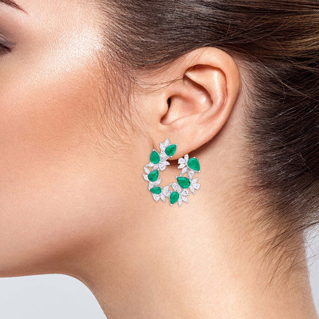 Emerald Illumi Earrings
