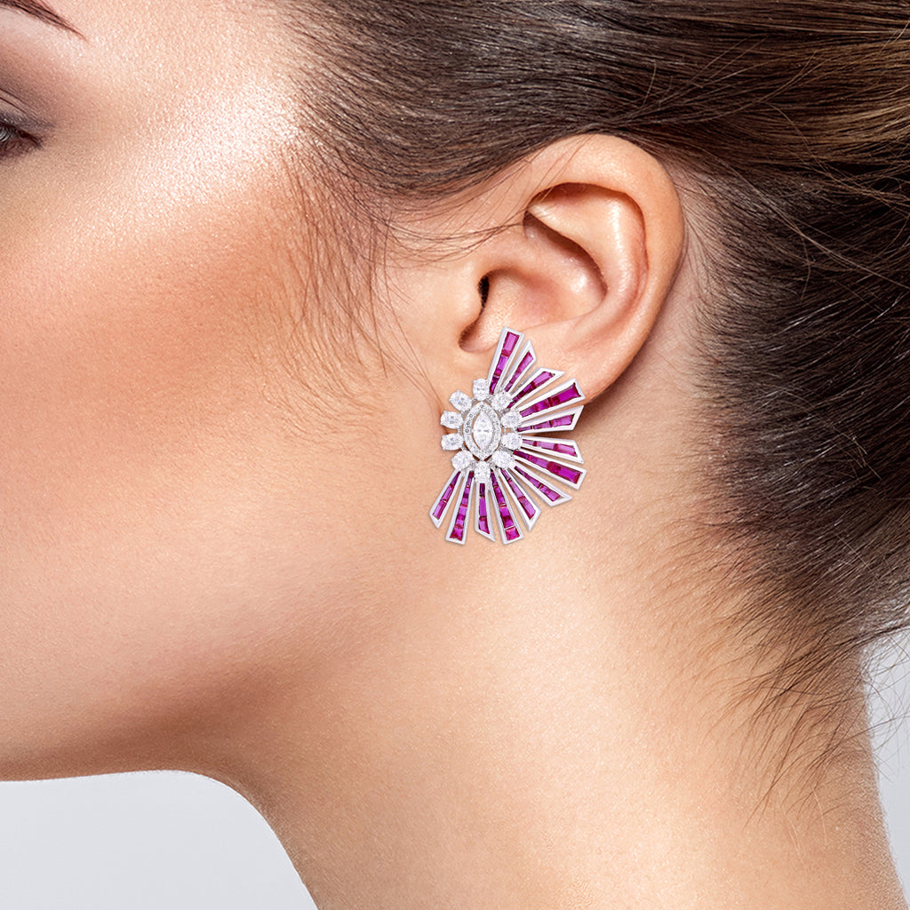 Bloodgem Studs Earrings