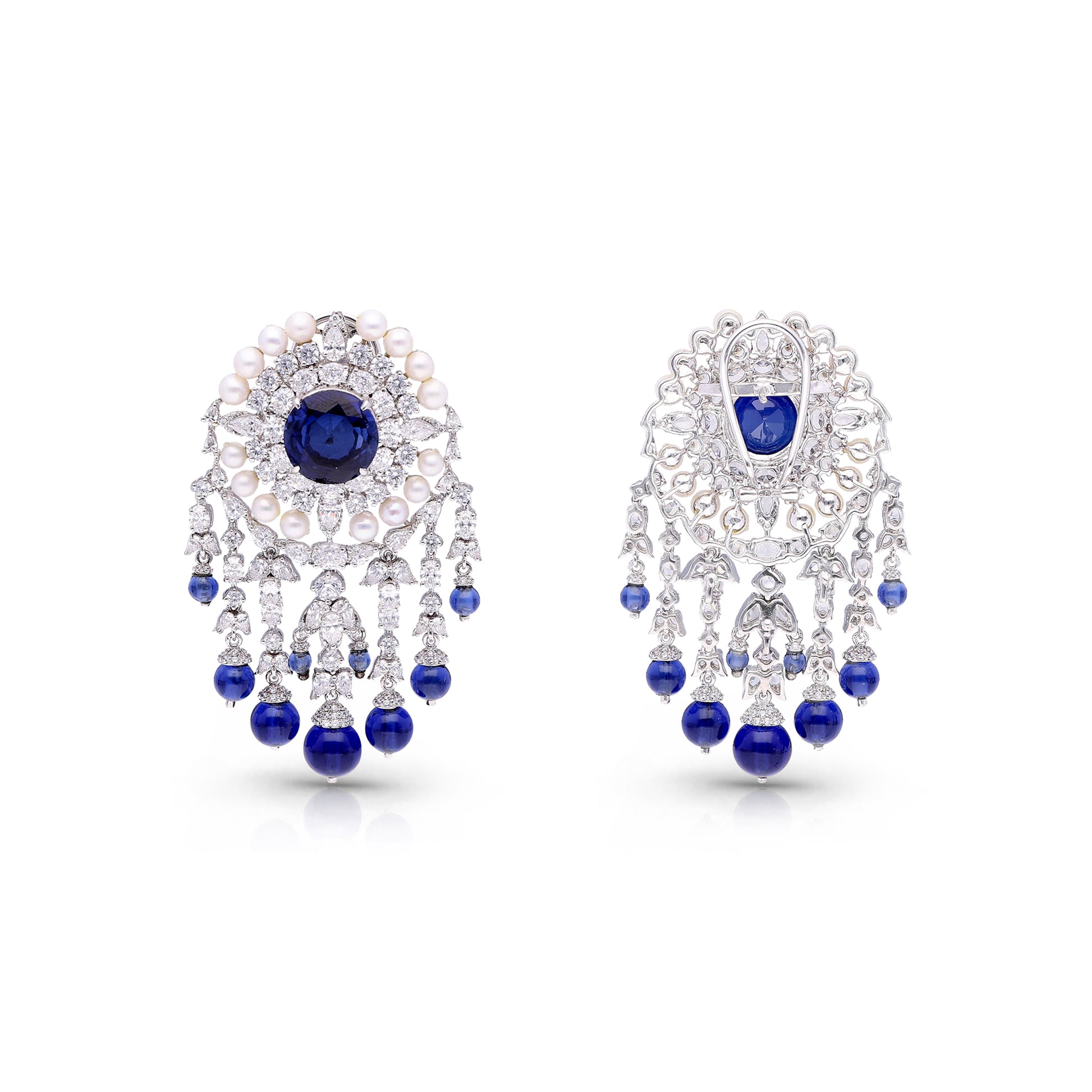 Cascading Sapphire Earrings