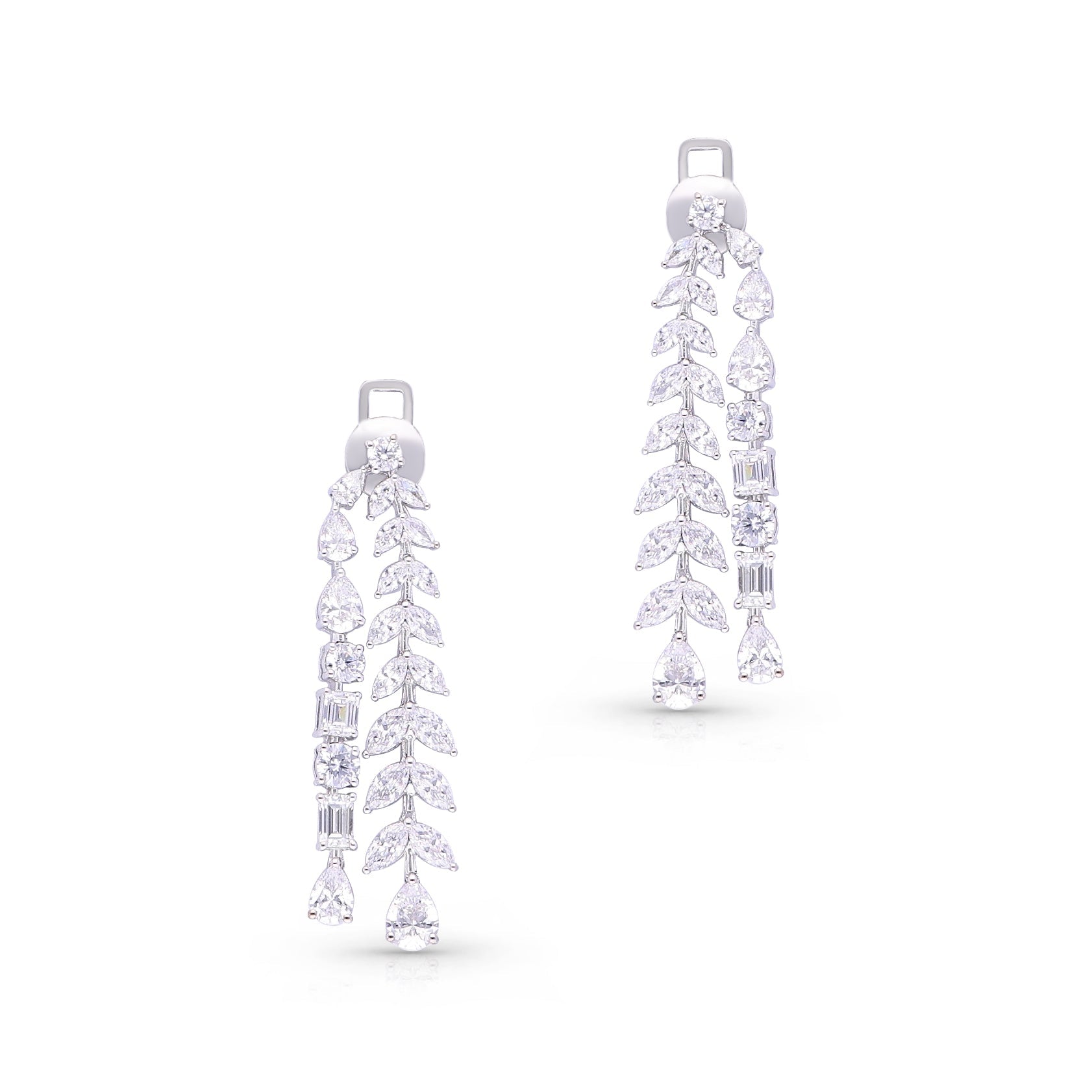 Cascading Pear Earrings