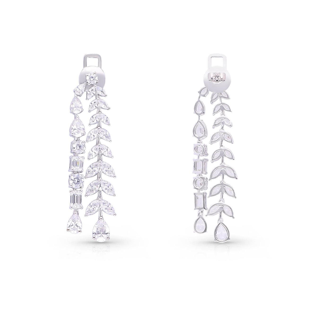 Cascading Pear Earrings