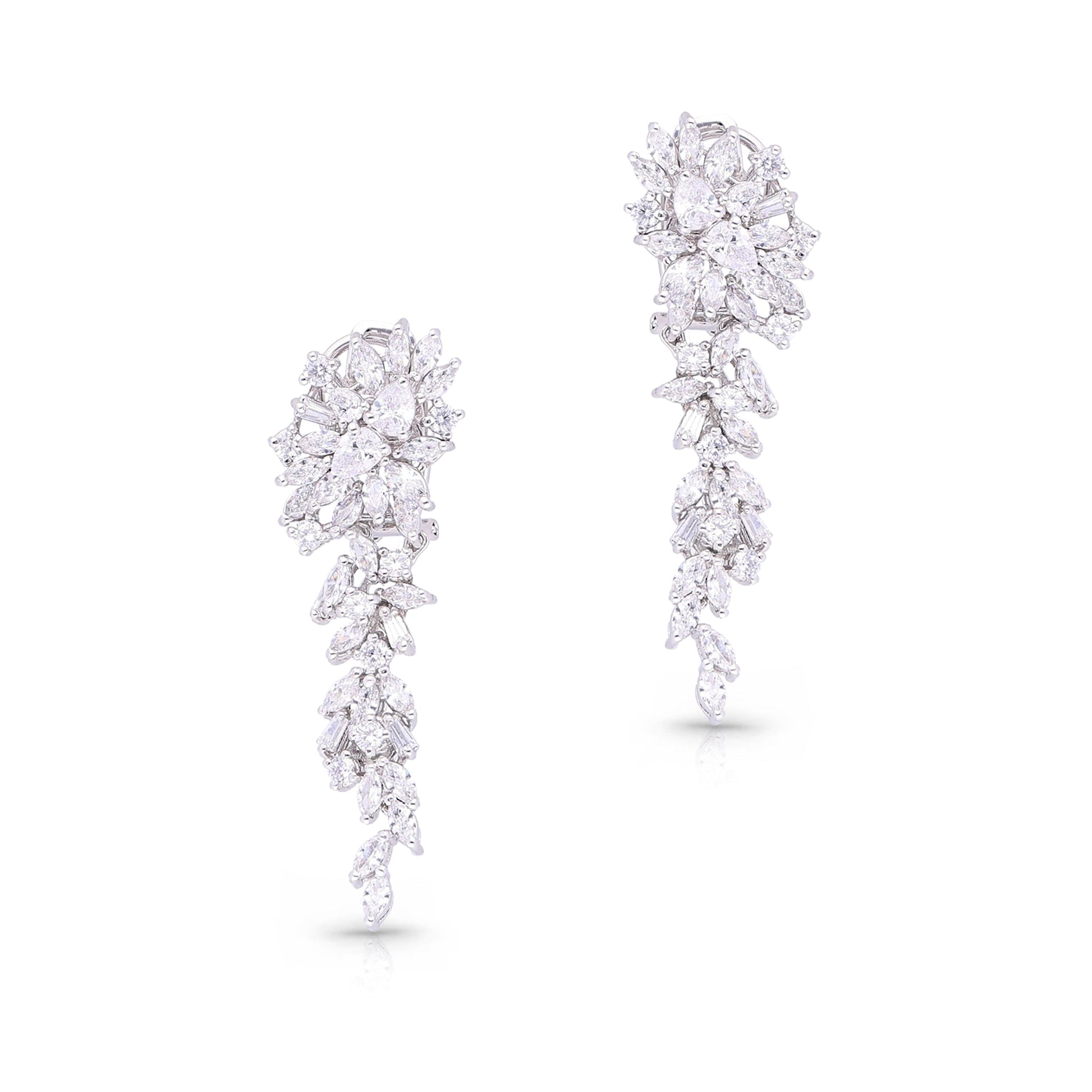 Cascading Fancycut Earrings