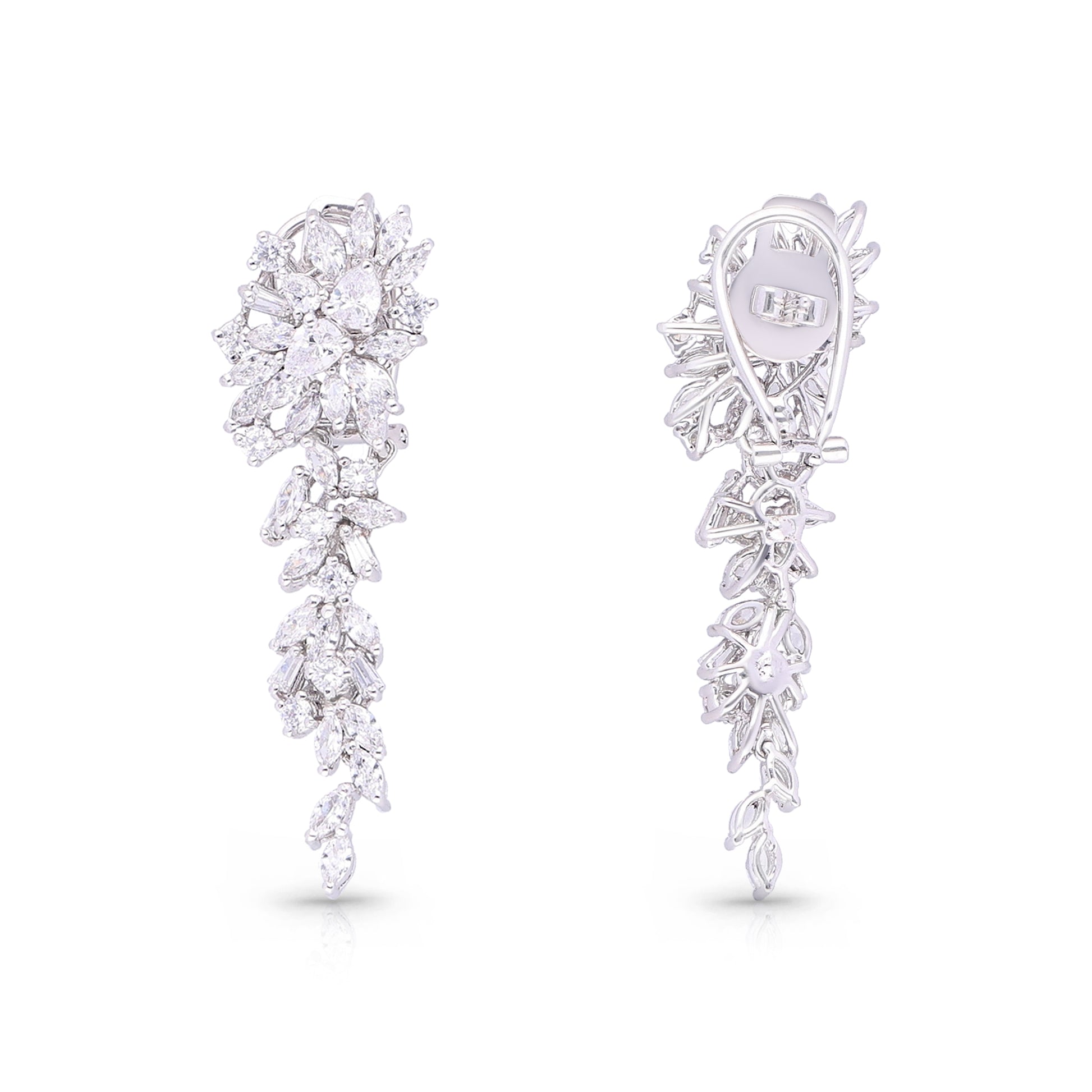 Cascading Fancycut Earrings