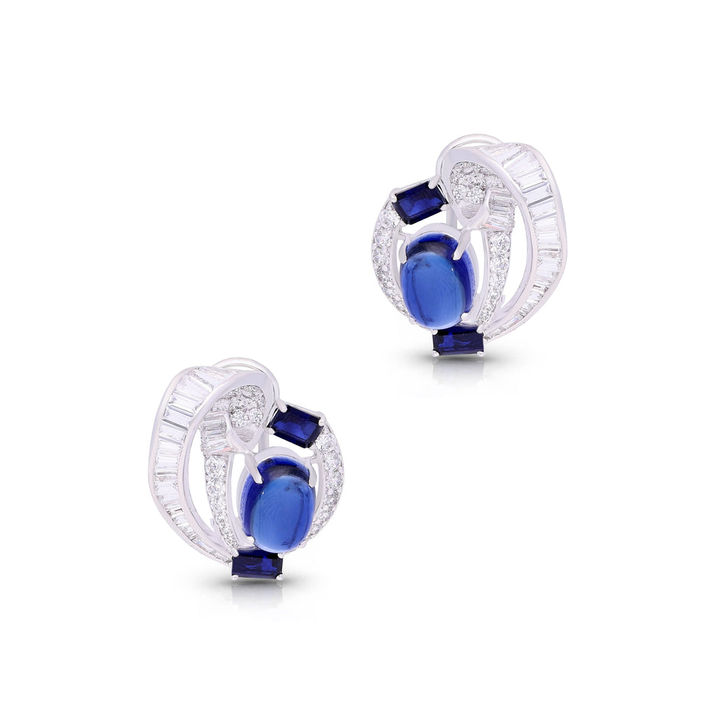 Bluefire Cluster Earrings