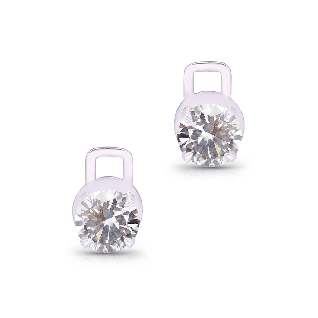8 mm Diamond Lustre Studds