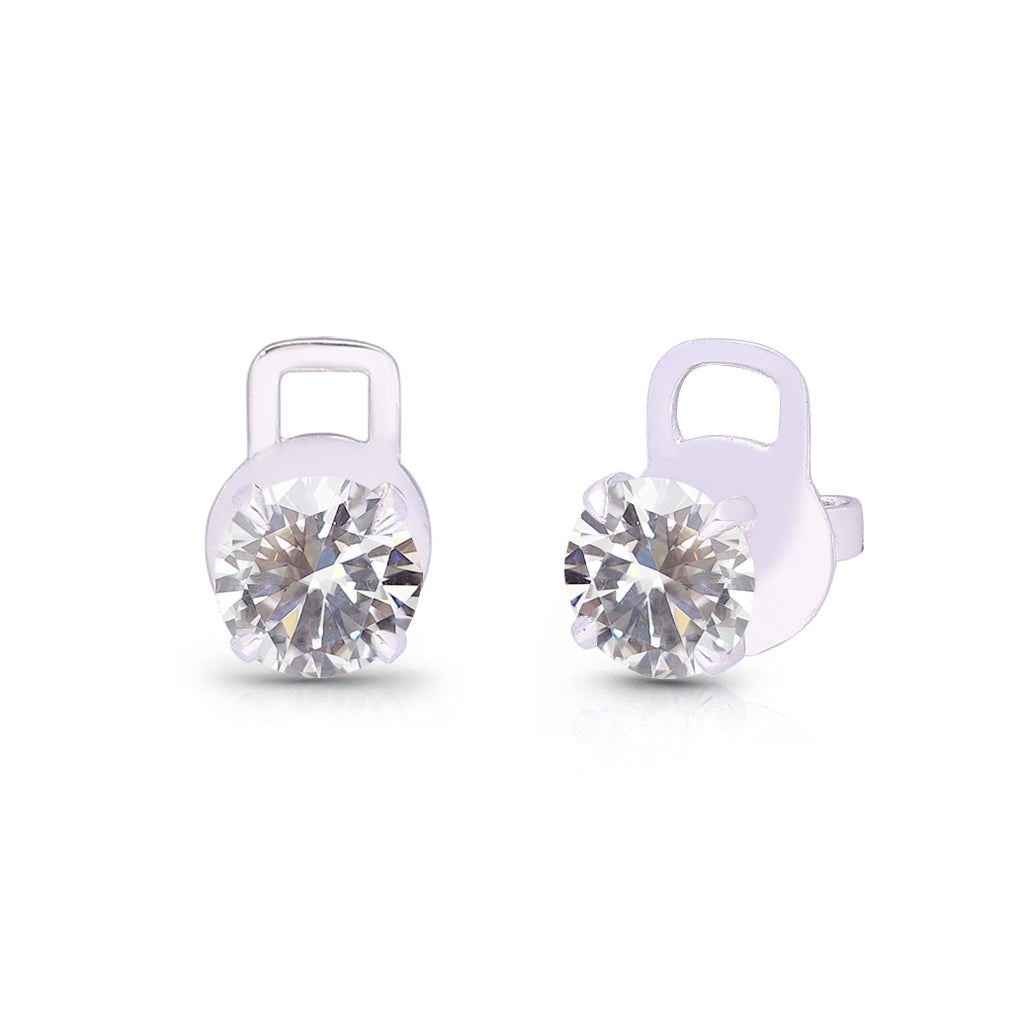 8 mm Diamond Lustre Studds