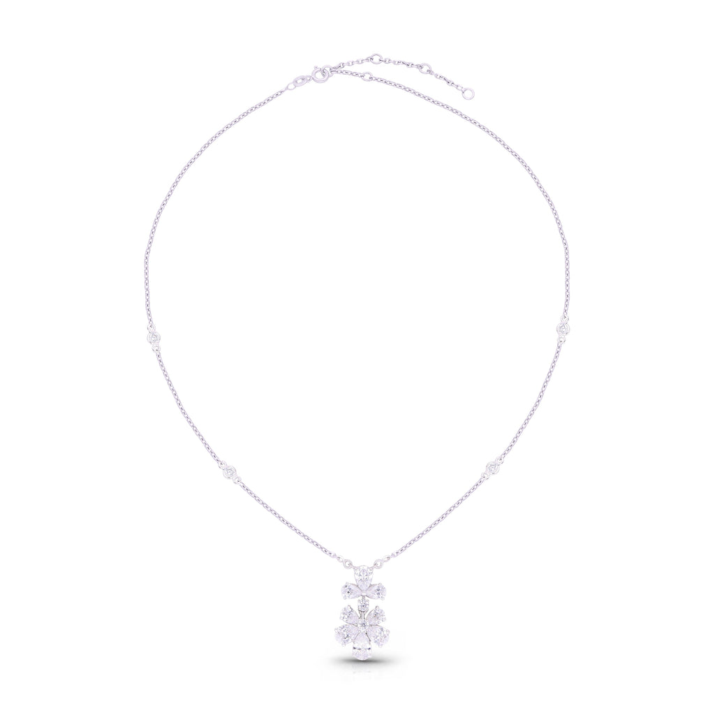 Frostpetal Halo Necklace