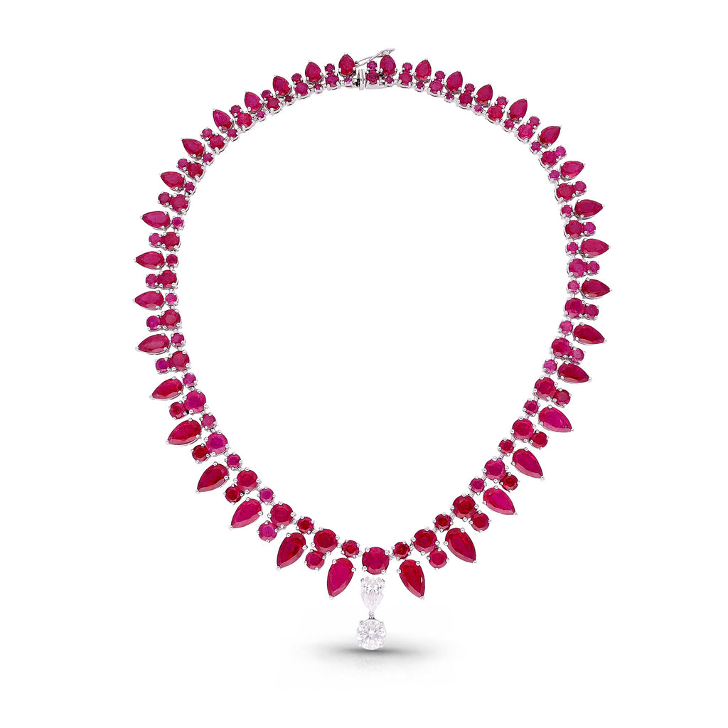 White Gold Necklace (Lace of Love Necklace)