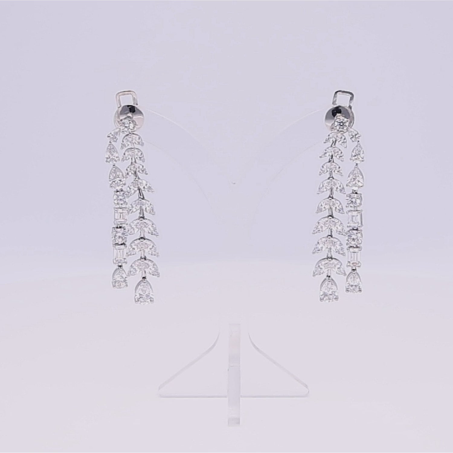 Cascading Pear Earrings