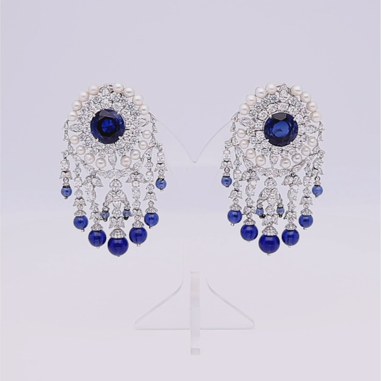 Cascading Sapphire Earrings