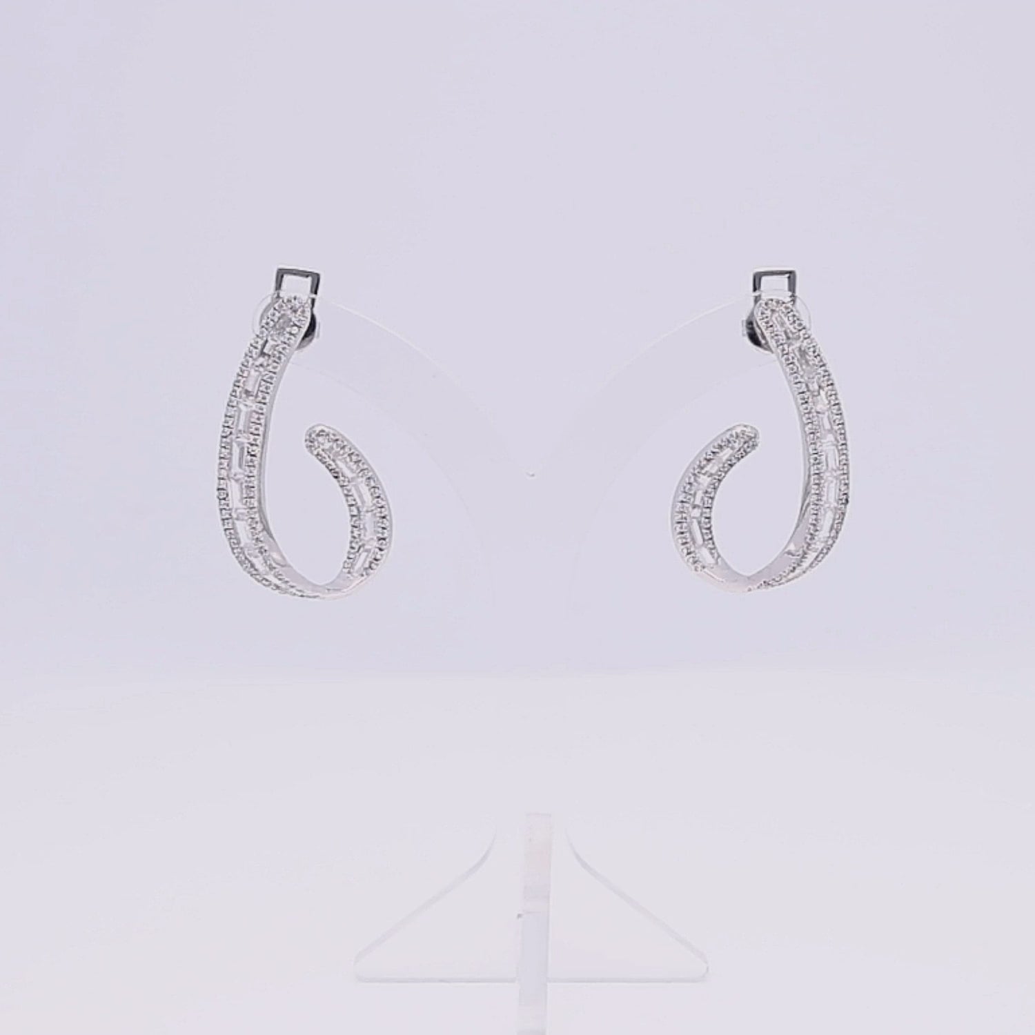 Baguette Sparkle Earrings